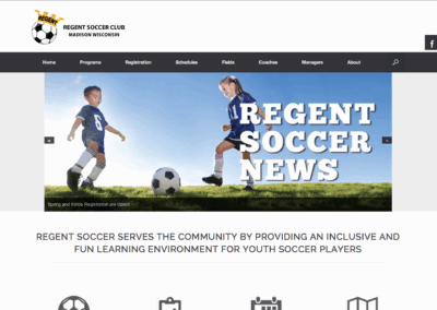 Regent Soccer Club Website